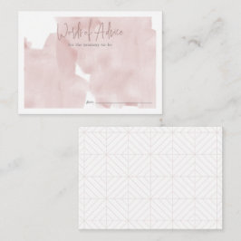 Pink Sky Cloud 9 Meisje Baby shower Advies Informatiekaartje