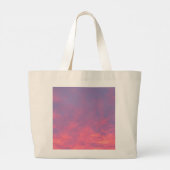 Pink Sky Day Photography Grote Tote Bag (Achterkant)