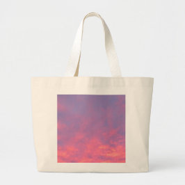Pink Sky Day Photography Grote Tote Bag