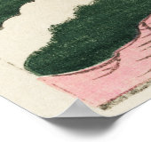 Pink Sky Illustration Poster (Hoek)