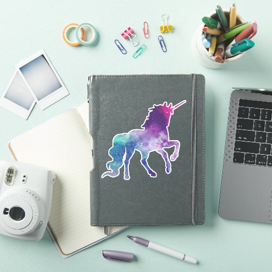 Pink Sky Unicorn Sticker (iPad Cover)