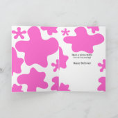 Pink Slime 8e verjaardag Kaart (Binnen)