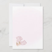 Pink Slumber Party Invitation - Girls Sleepover Kaart (Achterkant)