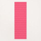 Pink Smile Pattern Yoga Mat (Voorkant)