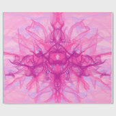 PINK SMOKE - Moderne en abstracte fractale kunst - Cadeaupapier (Vlak)