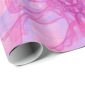 PINK SMOKE - Moderne en abstracte fractale kunst - Cadeaupapier (Rol Hoek)