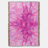PINK SMOKE - Moderne en abstracte fractale kunst - Deken (Voorkant Verticaal)