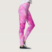 PINK SMOKE - Moderne en abstracte fractale kunst - Leggings (Rechts)