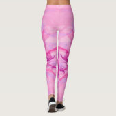 PINK SMOKE - Moderne en abstracte fractale kunst - Leggings (Achterkant)
