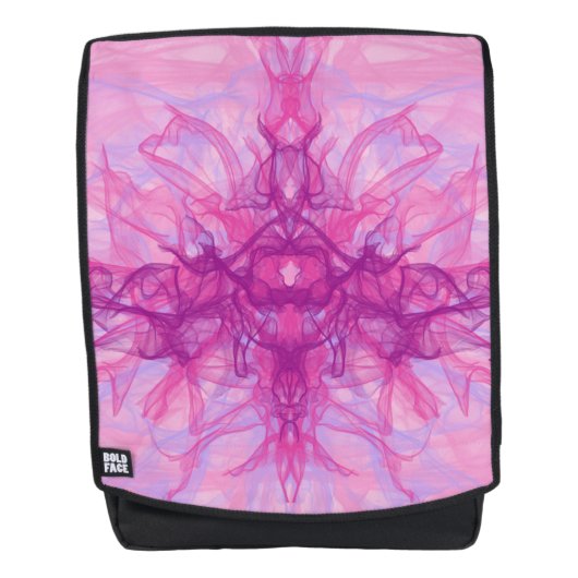 PINK SMOKE - Moderne en abstracte fractale kunst - Rugtassen (Voorkant)