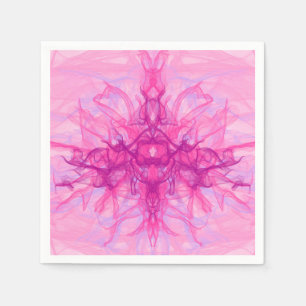PINK SMOKE - Moderne en abstracte fractale kunst - Servet