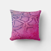 Pink Snakeskin-patroonkussen Kussen (Voorkant)