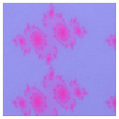 Pink Sneeze Patterned Fractal Craft Fabric Stof (Close Up)