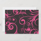 PINK SNOEP Bat Mitzvah Uitnodiging (Achterkant)