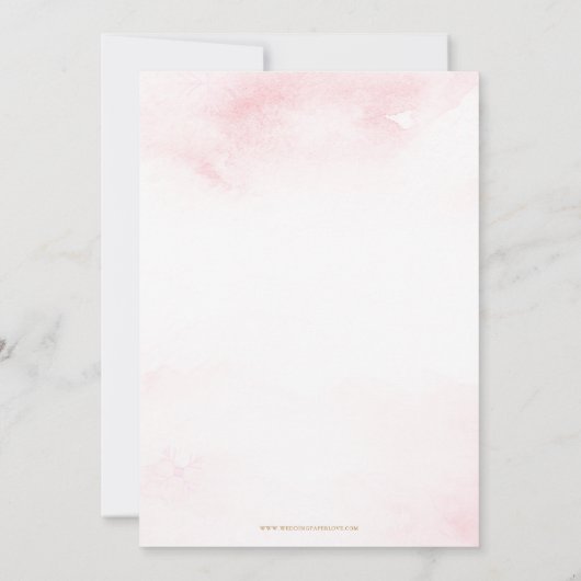 Pink Snowflake is op weg naar het Winter Baby show Kaart (Achterkant)