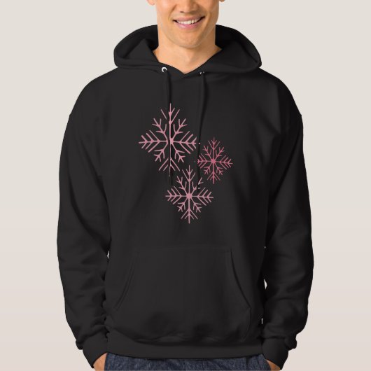Pink Snowflake Sweatshirt (Voorkant)