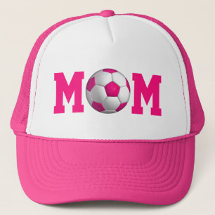 Pink Soccer Mam Trucker Hat Pet