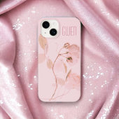Pink Soft Floral, op maat gemaakt Case-Mate iPhone Case