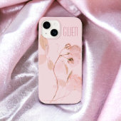 Pink Soft Floral, op maat gemaakt Case-Mate iPhone Case