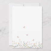 Pink Some Bunny is het draaien van een meisje eers Kaart (Achterkant)