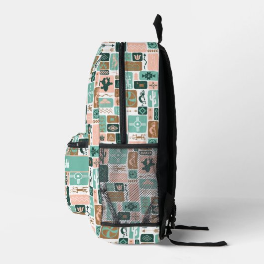 Pink Southwest Bedrukte Rugzak (Rechts)