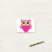 Pink Sowa heeft vogelpest Post-it® Notes (Op bureau)