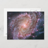 Pink Space Photo Spiral Galaxy M83 Briefkaart (Voorkant / Achterkant)