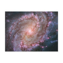 Pink Space Photo Spiral Galaxy M83