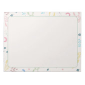 Pink Space Thema Notitieblok (Voorkant)