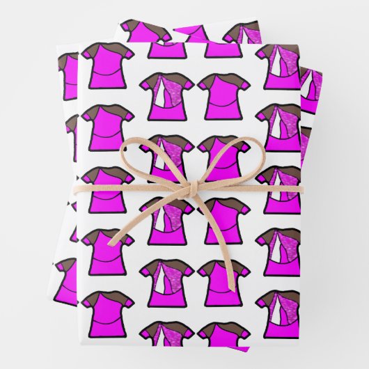 Pink Spark Dancer Inpakpapier Vel (In situ)