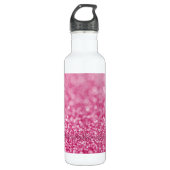 Pink Sparkle Bouquet Water Fles (Voorkant)