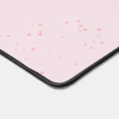 Pink Sparkle Cherry Ribbon Bureaumat (Hoek)