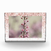 Pink Sparkle Glitter Persoonlijke foto (Voorkant)