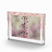 Pink Sparkle Glitter Persoonlijke foto (Rechts)