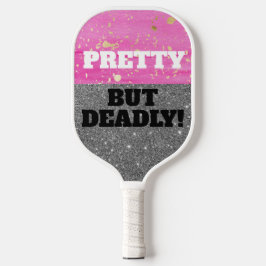 Pink Sparkle Grapny , maar dodelijk Pickleball Paddle