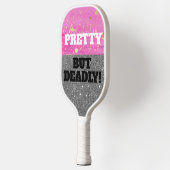Pink Sparkle Grapny , maar dodelijk Pickleball Paddle (Links)