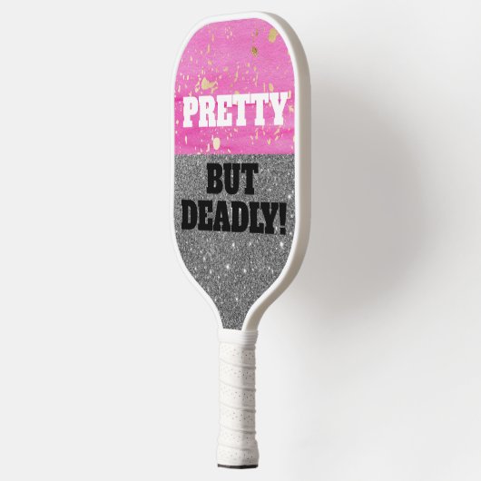 Pink Sparkle Grapny , maar dodelijk Pickleball Paddle (Links)