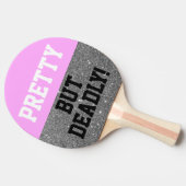 Pink Sparkle Grapny , maar dodelijk Tafeltennisbatje (Zijkant)