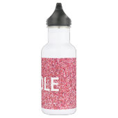 Pink Sparkle Persoonlijke benaming Water Fles (Rechts)