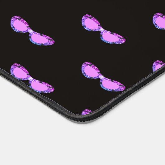 Pink Sparkle Sunglasses Minimalist Pattern Bureaumat (Hoek)