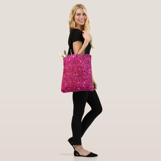 Pink Sparkly Canvas tassen Princess Glittery Fun (Op model)