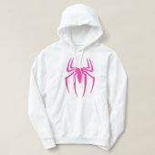 Pink Spider Emblem Hoodie (Design voorkant)
