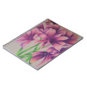 Pink spider lily notitieboek (Linkerzijde)