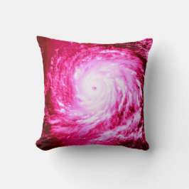 Pink Spiral Pinwheel Sierkussen