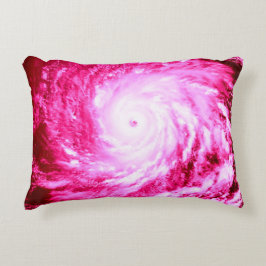 Pink Spiral Pinwheel Sierkussen Decoratief Kussen