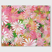 Pink Spring Garden Cadeaupapier (Vlak)
