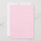 Pink Spring Roos Floral Wedding Save the Date Kaart (Achterkant)