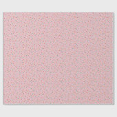 Pink Sprinkles Wrapping Paper Modern Celebrations Cadeaupapier (Vlak)