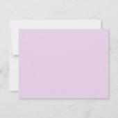 Pink Squiggly Wavy Line Bedankt Notitiekaartje (Achterkant)