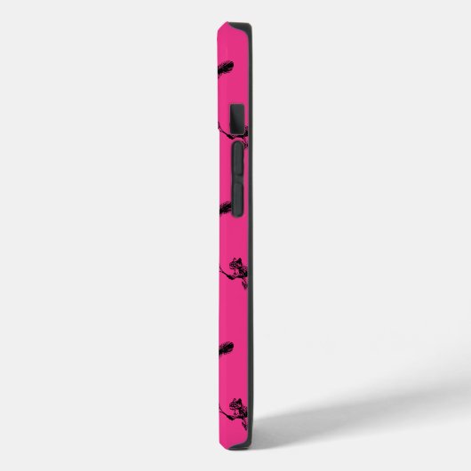 Pink Squirrel Tennis Player Patroon Case-Mate iPhone Case (Achterkant / Links)